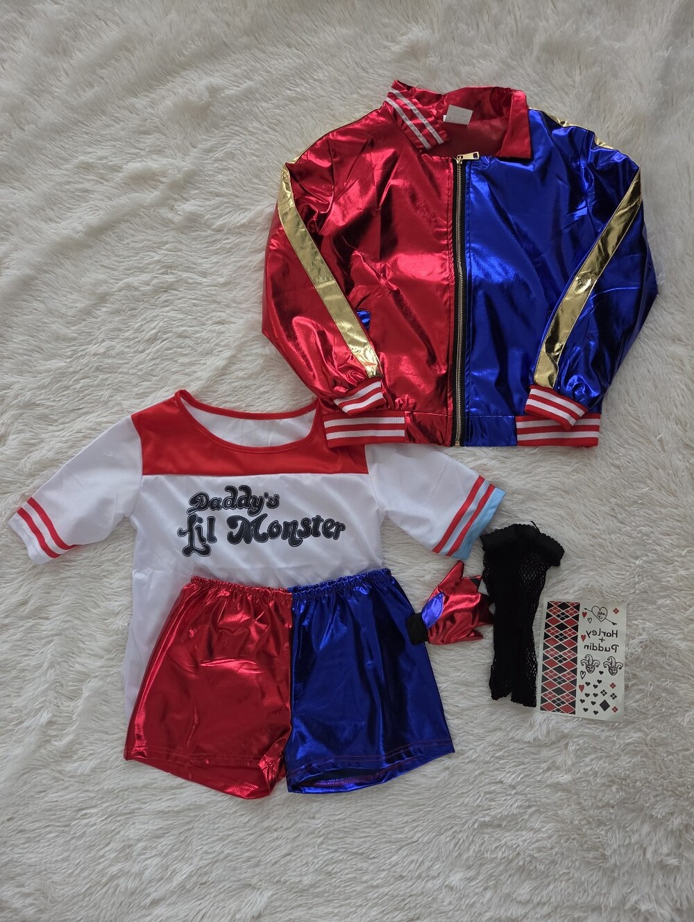 Harley Quinn Suicide Squad Girls Costume Size XXL